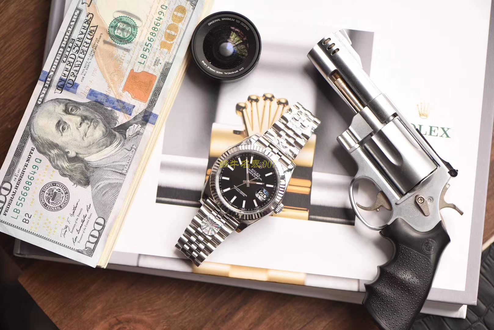 【AR一比一超A高精仿手表】劳力士日志型系列116334-黑盘腕表 / R257