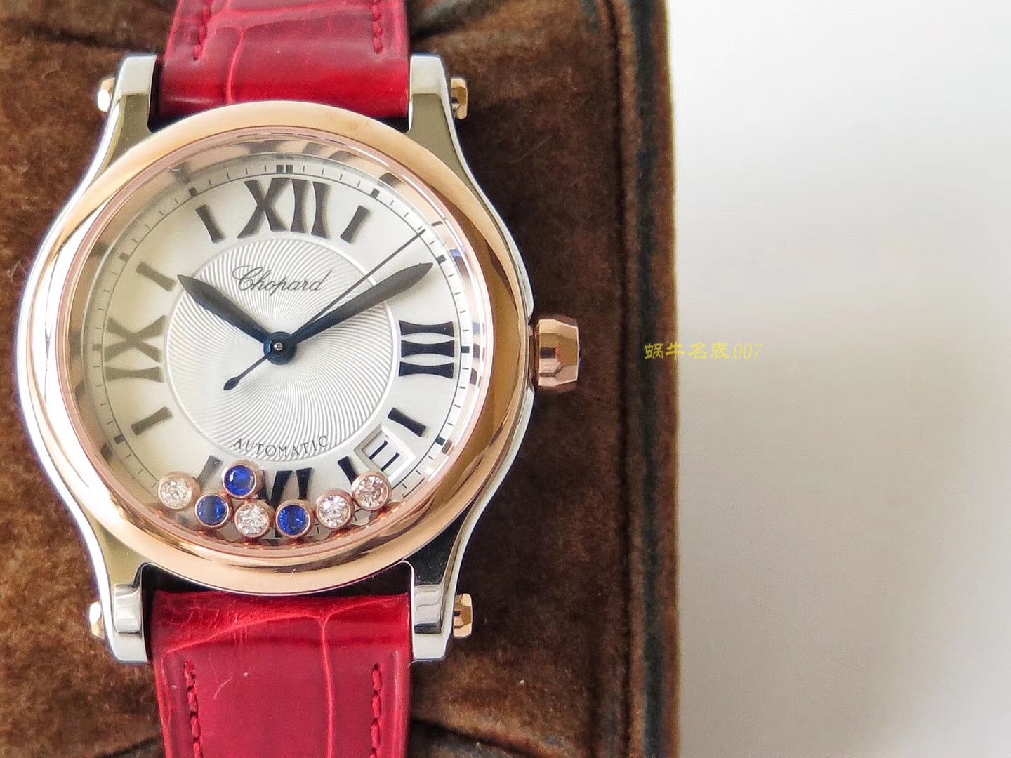 萧邦 HAPPY SPORT MEDIUM AUTOMATIC系列 278559-3001 顶级复刻高仿女士手表 / XB015