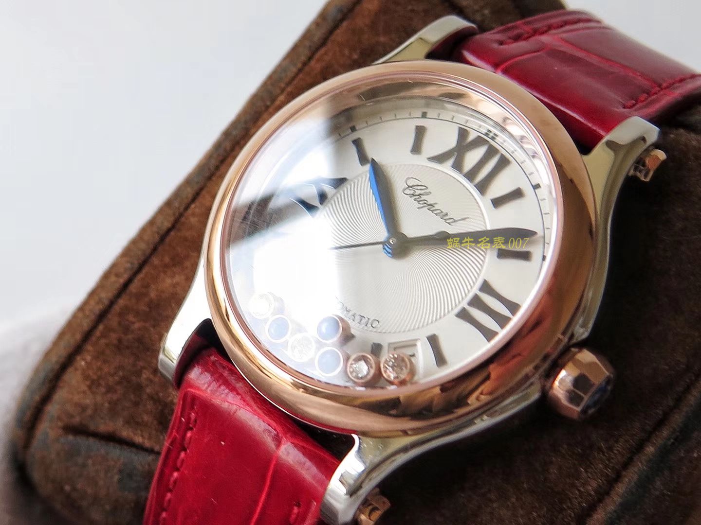 萧邦 HAPPY SPORT MEDIUM AUTOMATIC系列 278559-3001 顶级复刻高仿女士手表 / XB015