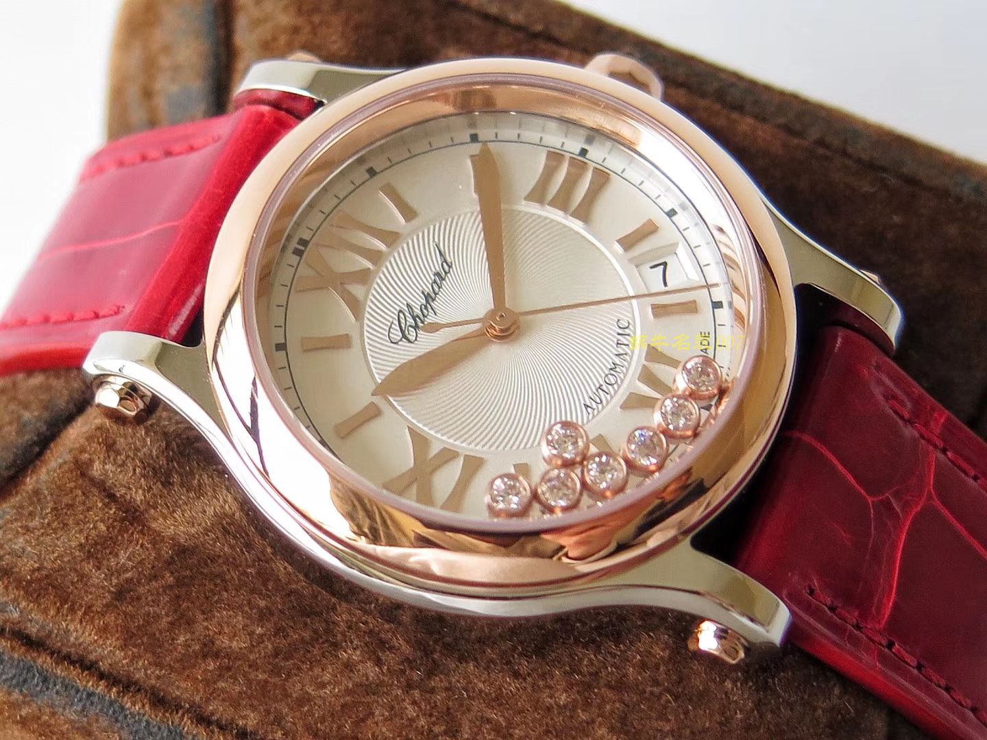 萧邦 HAPPY SPORT MEDIUM AUTOMATIC系列 278559-3001 顶级复刻高仿女士手表 / XB015