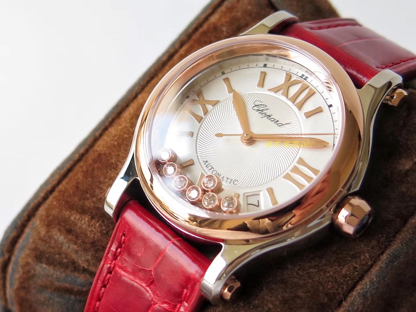 萧邦 HAPPY SPORT MEDIUM AUTOMATIC系列 278559-3001 顶级复刻高仿女士手表 / XB015