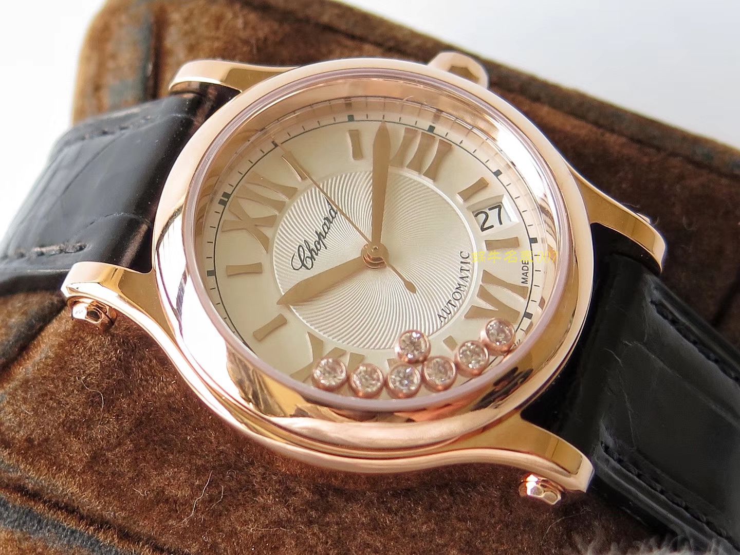 萧邦 HAPPY SPORT MEDIUM AUTOMATIC系列 278559-3001 顶级复刻高仿女士手表 / XB015