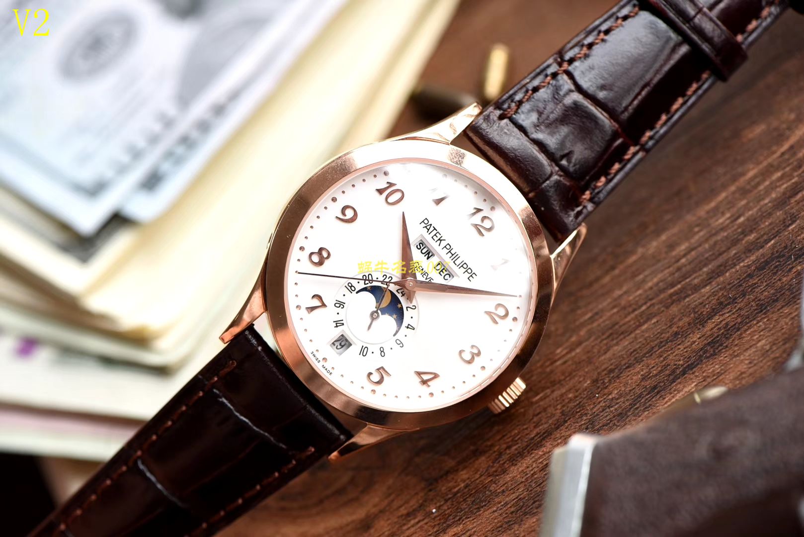 【台湾厂1:1超A高仿手表】百达翡丽复杂功能计时系列5396R-011腕表 