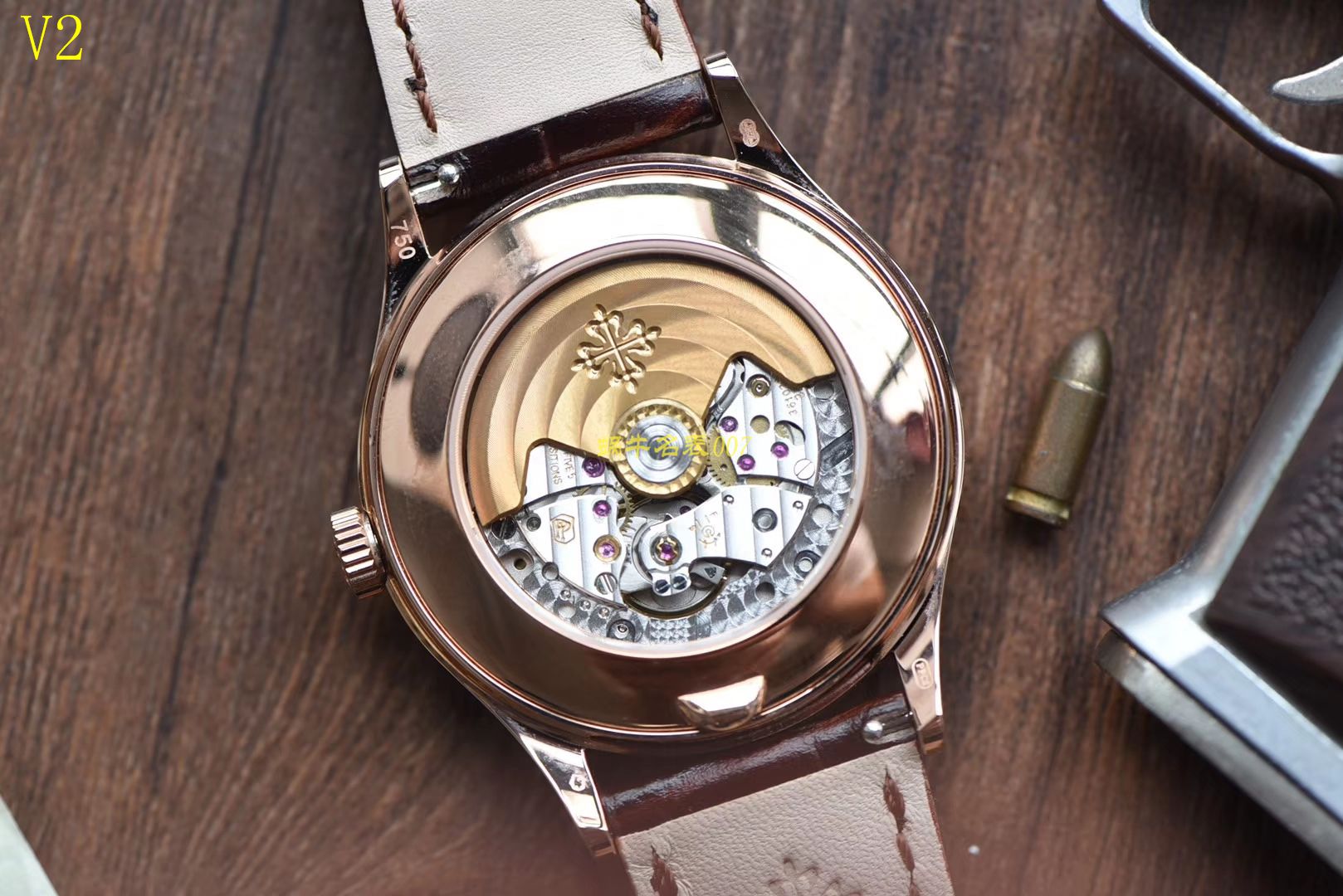 【台湾厂1:1超A高仿手表】百达翡丽复杂功能计时系列5396R-011腕表 