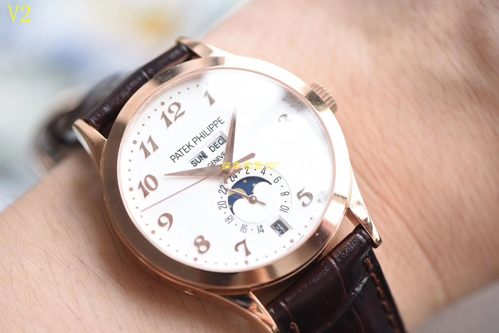 【台湾厂1:1超A高仿手表】百达翡丽复杂功能计时系列5396R-011腕表 