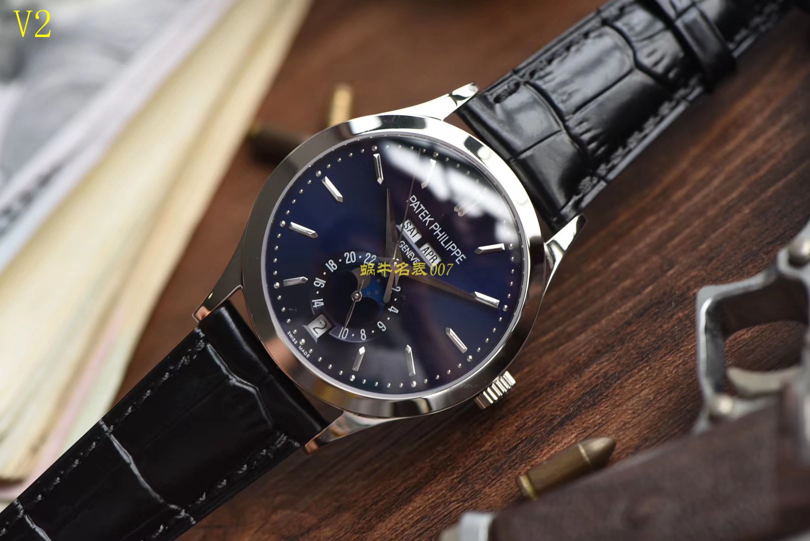 【台湾厂1:1高仿手表】百达翡丽复杂功能计时系列5396G-014男表 / BD173