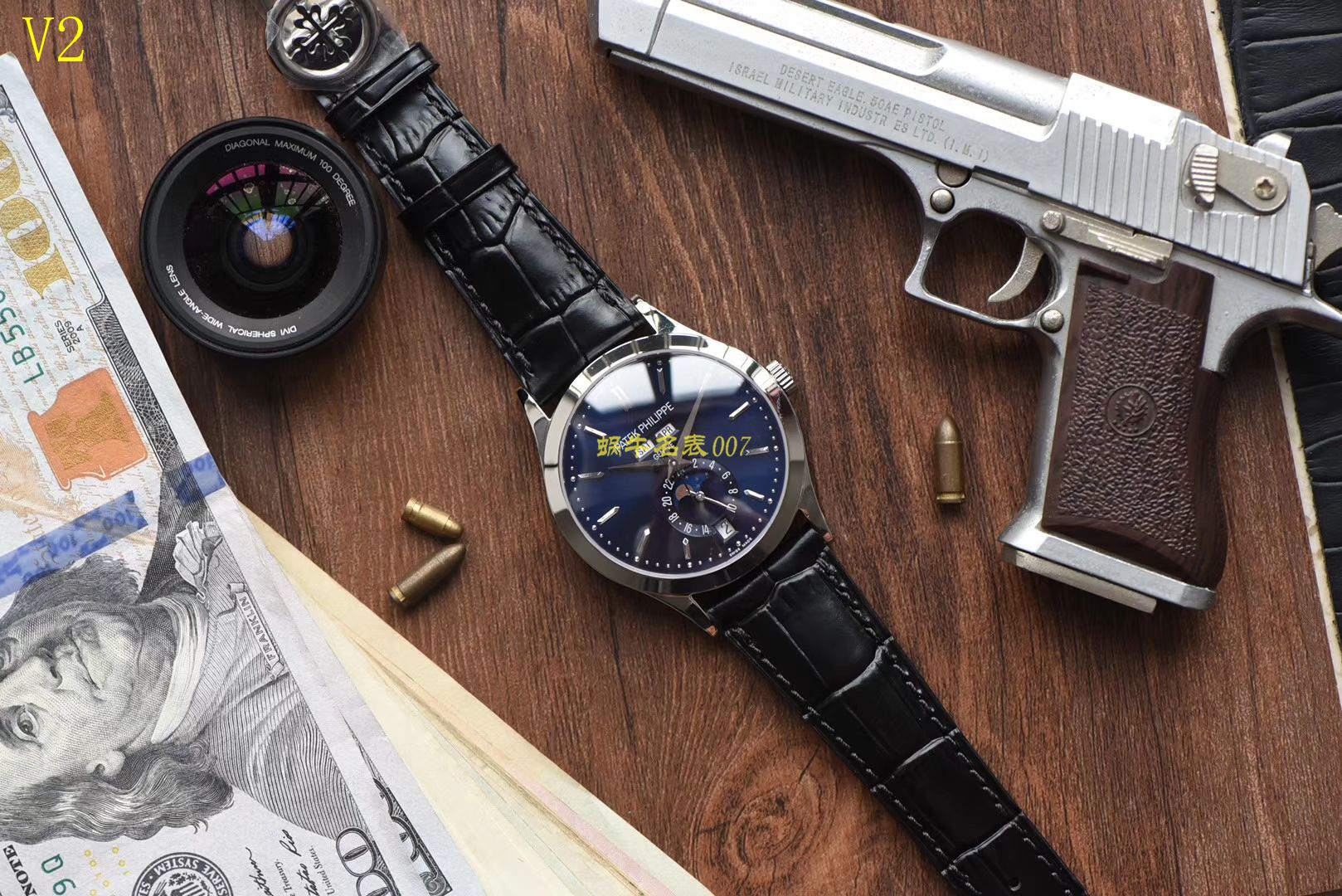 【台湾厂1:1高仿手表】百达翡丽复杂功能计时系列5396G-014男表 / BD173