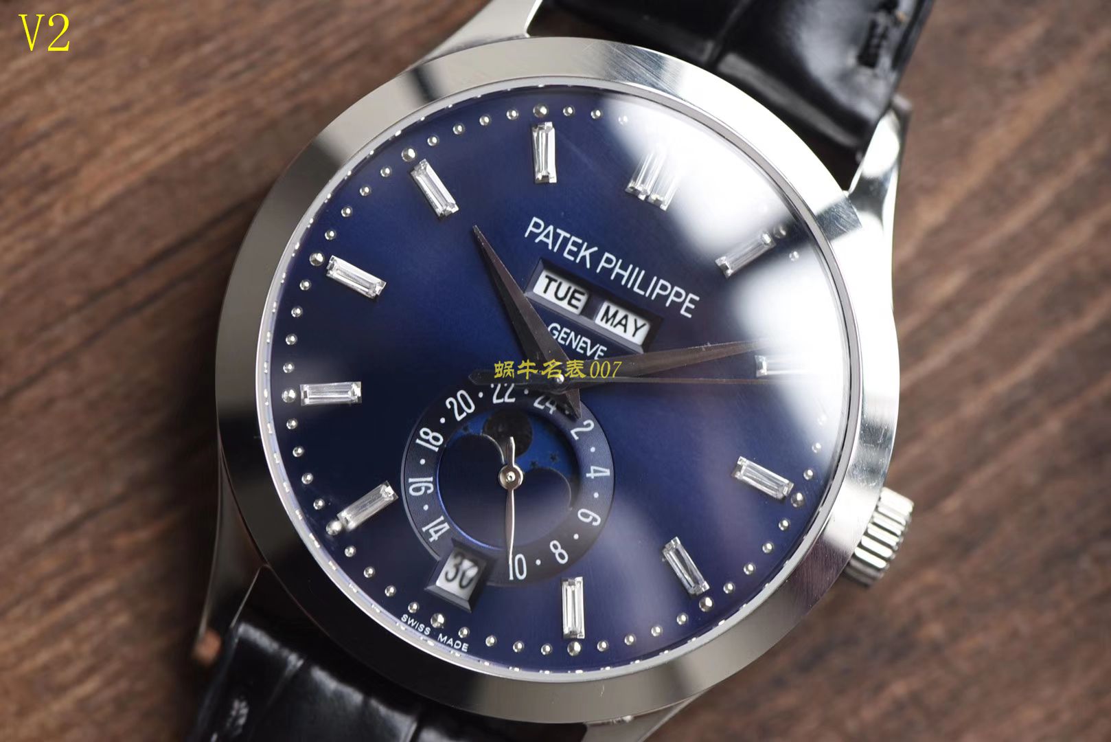 【KM】出品 新款百达翡丽手表 复刻高仿复杂功能计时5396系列  / BD231