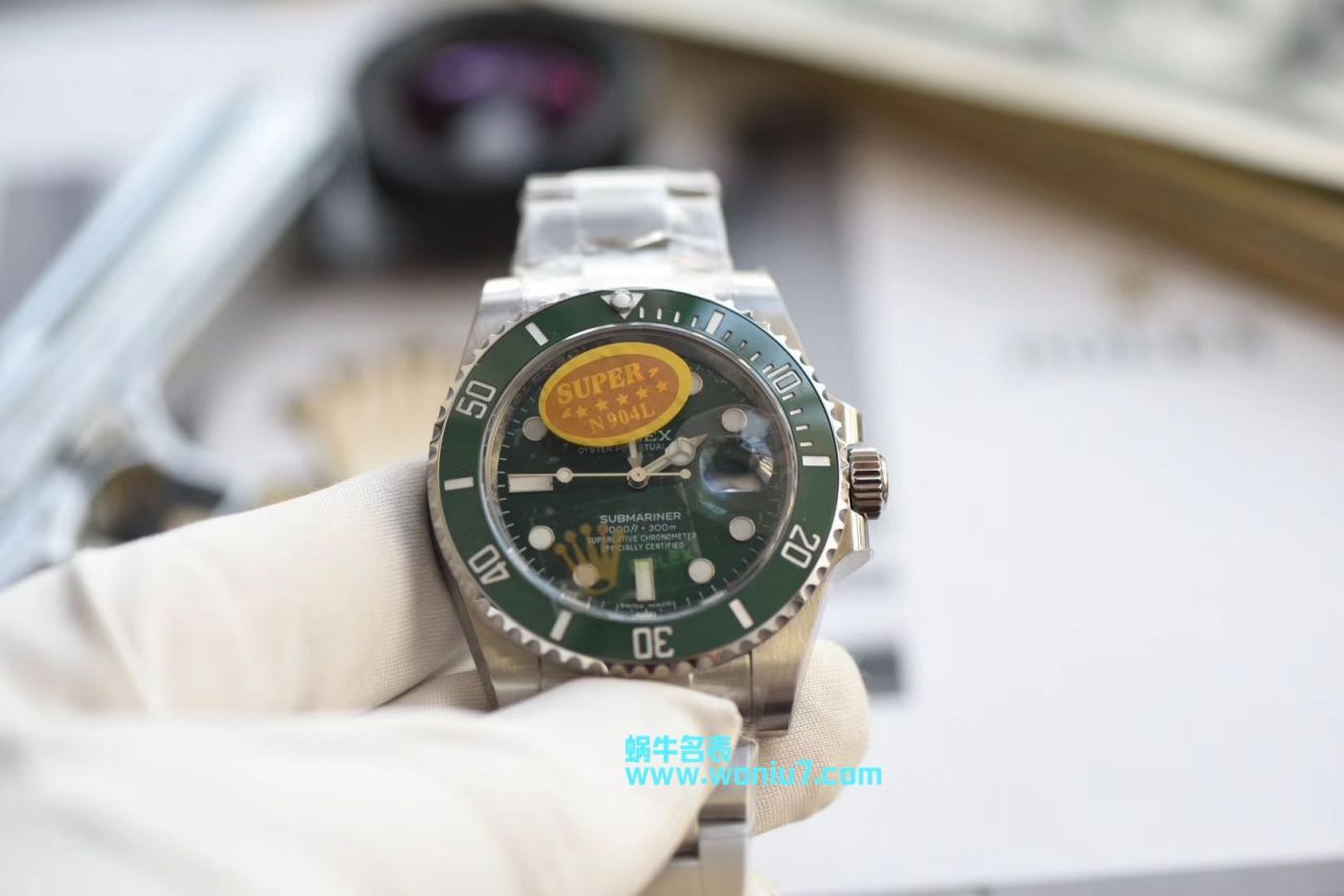 【NOOB厂V9版本一比一超A复刻高仿手表】劳力士潜航者型系列116610LV-97200 绿盘腕表【劳力士绿水鬼】、劳力士潜航者型系列116610LN-97200 黑盘腕表(黑水鬼) / R295