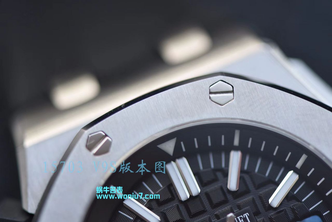 【JF一比一超A高仿】视频评测爱彼皇家橡树离岸型系列15703ST.OO.A002CA.01腕表，全新V9S超强版正式闪亮登场 / AP156