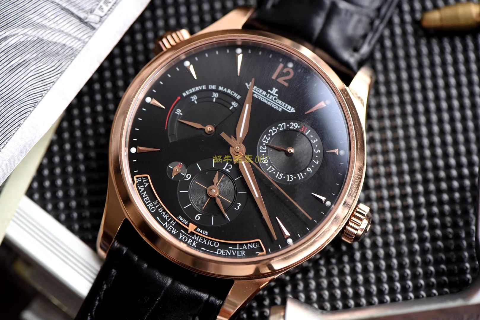 TWA 一比一高仿手表 V2版本积家地理学家大师系列 Q1428421，Q1422421全新升级 多功能腕表  / JJ129