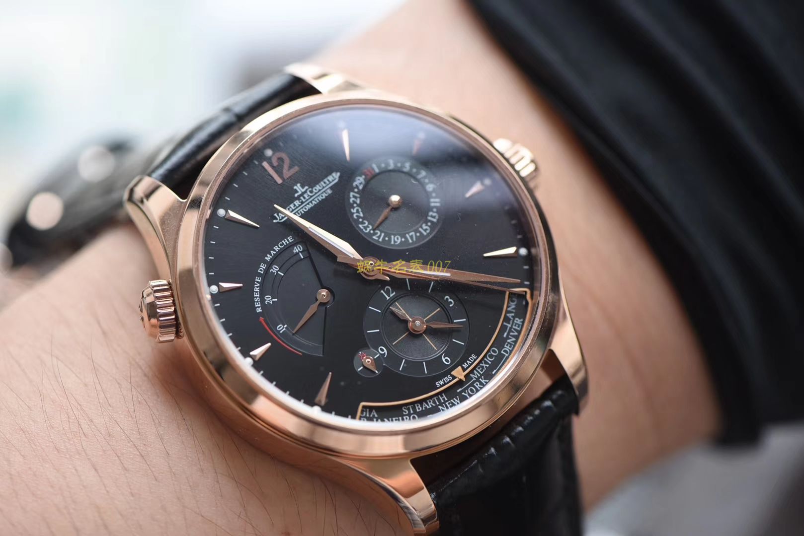 TWA 一比一高仿手表 V2版本积家地理学家大师系列 Q1428421，Q1422421全新升级 多功能腕表  / JJ129