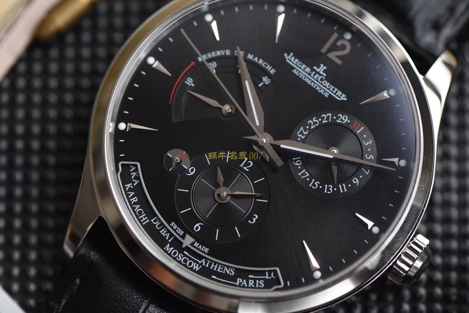 TWA 一比一高仿手表 V2版本积家地理学家大师系列 Q1428421，Q1422421全新升级 多功能腕表  / JJ129