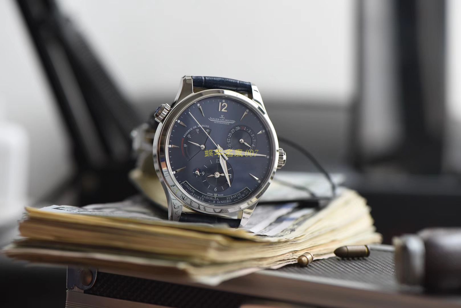 TWA 一比一高仿手表 V2版本积家地理学家大师系列 Q1428421，Q1422421全新升级 多功能腕表  / JJ129