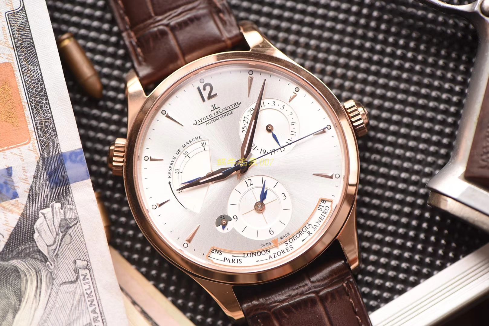 TWA 一比一高仿手表 V2版本积家地理学家大师系列 Q1428421，Q1422421全新升级 多功能腕表  / JJ129