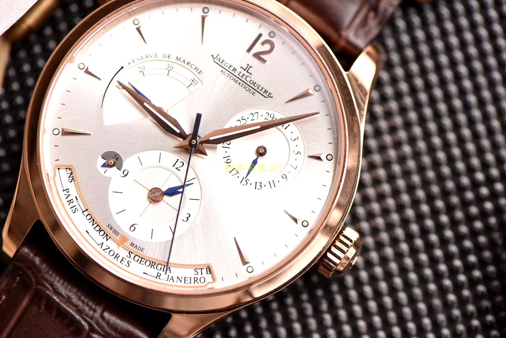 TWA 一比一高仿手表 V2版本积家地理学家大师系列 Q1428421，Q1422421全新升级 多功能腕表  / JJ129