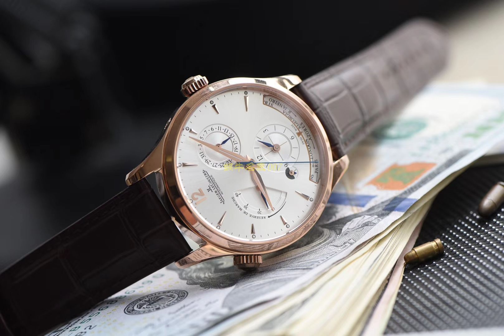 TWA 一比一高仿手表 V2版本积家地理学家大师系列 Q1428421，Q1422421全新升级 多功能腕表  / JJ129