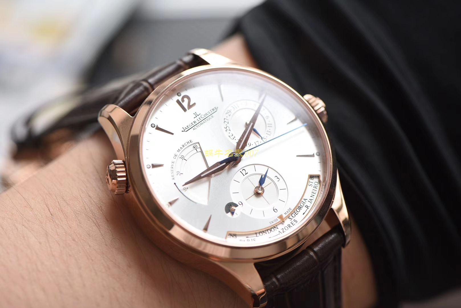 TWA 一比一高仿手表 V2版本积家地理学家大师系列 Q1428421，Q1422421全新升级 多功能腕表  / JJ129