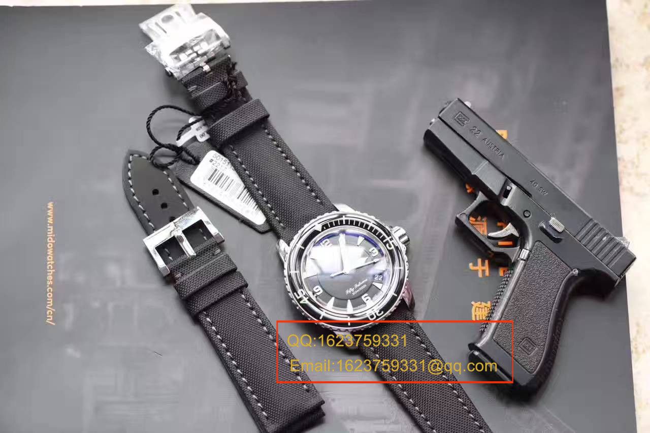 视频评测宝珀五十噚系列5015-1130-52A腕表【ZF厂宝珀五十噚，正品开模一比一复刻高仿】 / BPBI026MM