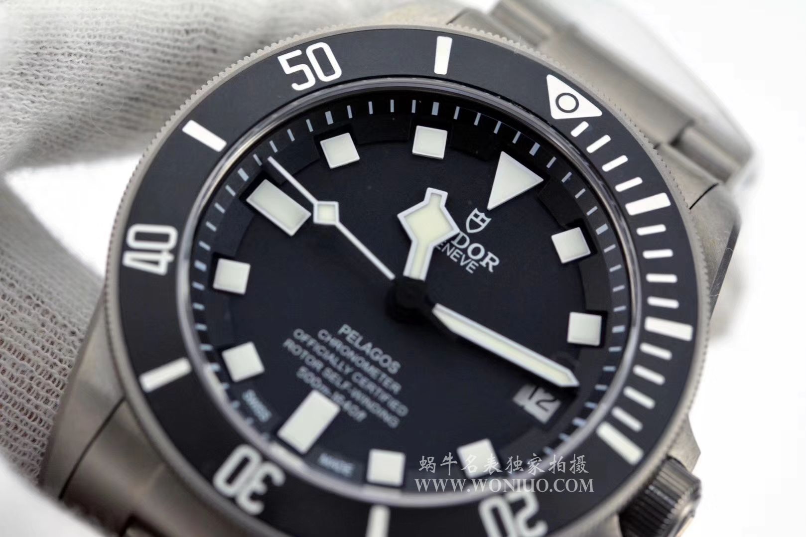 帝舵PELAGOS系列25500TN 钛金属表带腕表【XF一比一复刻高仿黑钛土豆黑面战斧V3版本】 / DT007AMM
