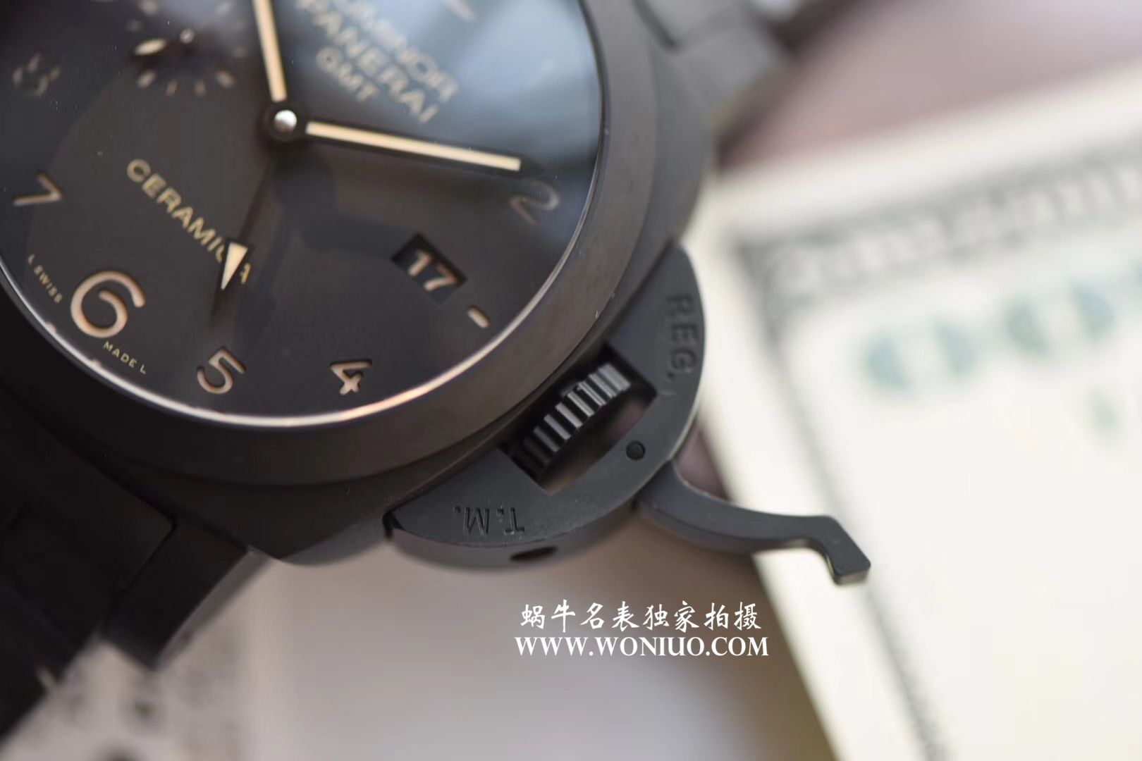 视频评测沛纳海LUMINOR 1950系列PAM00438腕表一比一复刻【VS出品沛纳海PAM00438手表V2版本】 / VSPAM00438MM