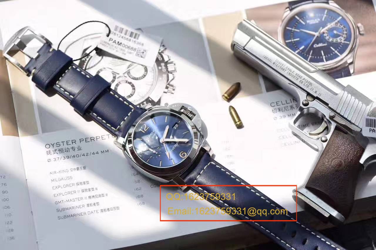 视频评测沛纳海LUMINOR 1950系列PAM00688腕表一比一超A高精仿【V2版本⭕VS新作pam00688（亚洲size 42mm）】 / VSPAM00688MM