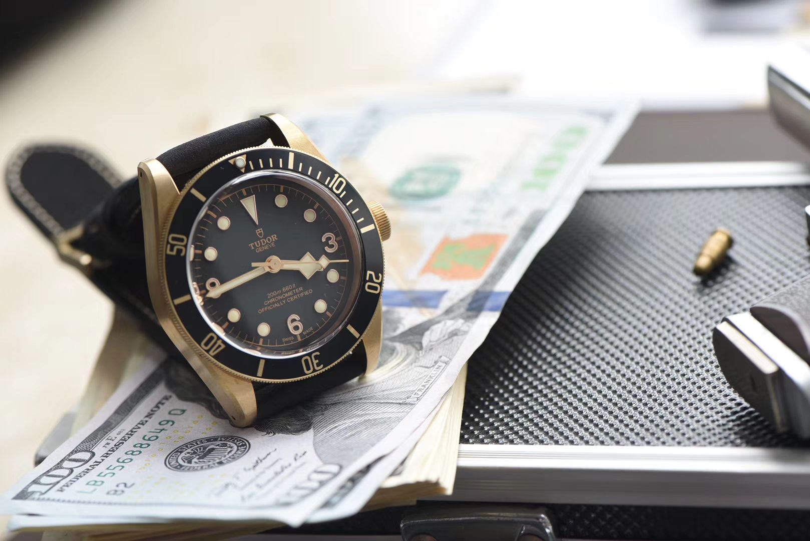 帝舵碧湾系列M79250BA-0001腕表一比一超A高精仿手表【XF新品首发：贝克汉姆同款－最新帝驼碧湾青铜型－小铜盾】 / DT033