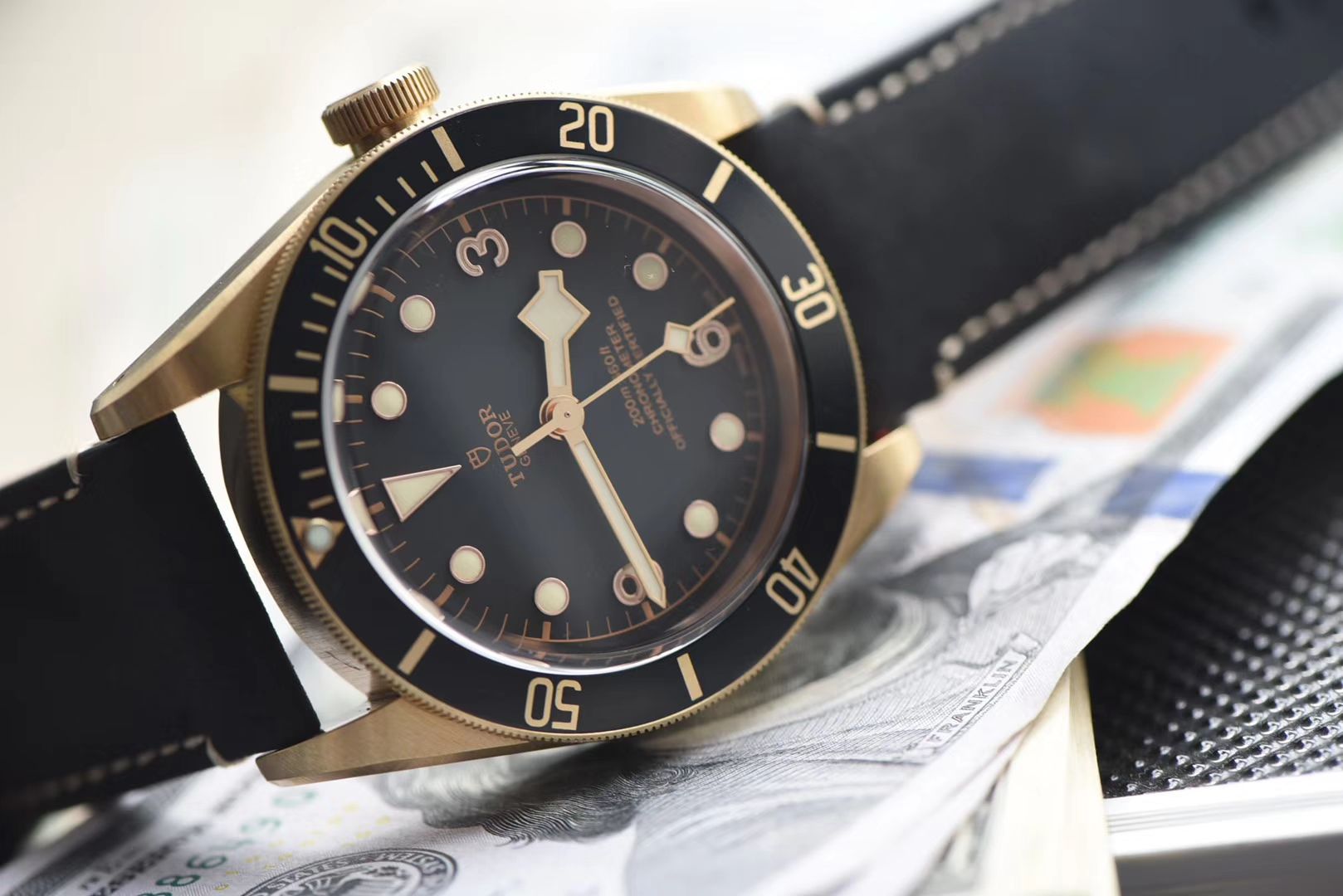 帝舵碧湾系列M79250BA-0001腕表一比一超A高精仿手表【XF新品首发：贝克汉姆同款－最新帝驼碧湾青铜型－小铜盾】 / DT033