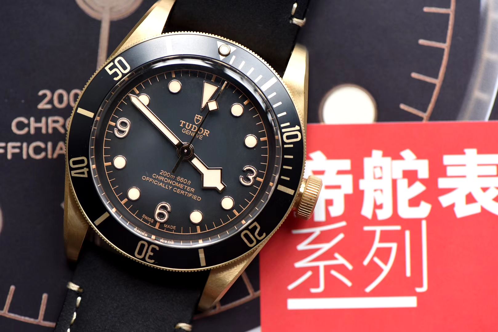 帝舵碧湾系列M79250BA-0001腕表一比一超A高精仿手表【XF新品首发：贝克汉姆同款－最新帝驼碧湾青铜型－小铜盾】 / DT033