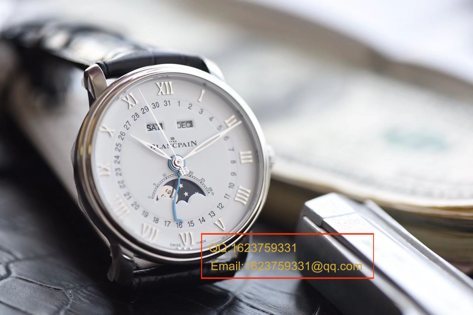 视频评测宝珀经典系列6654-1127-55B腕表OM一比一高精仿手表 / BP022MM