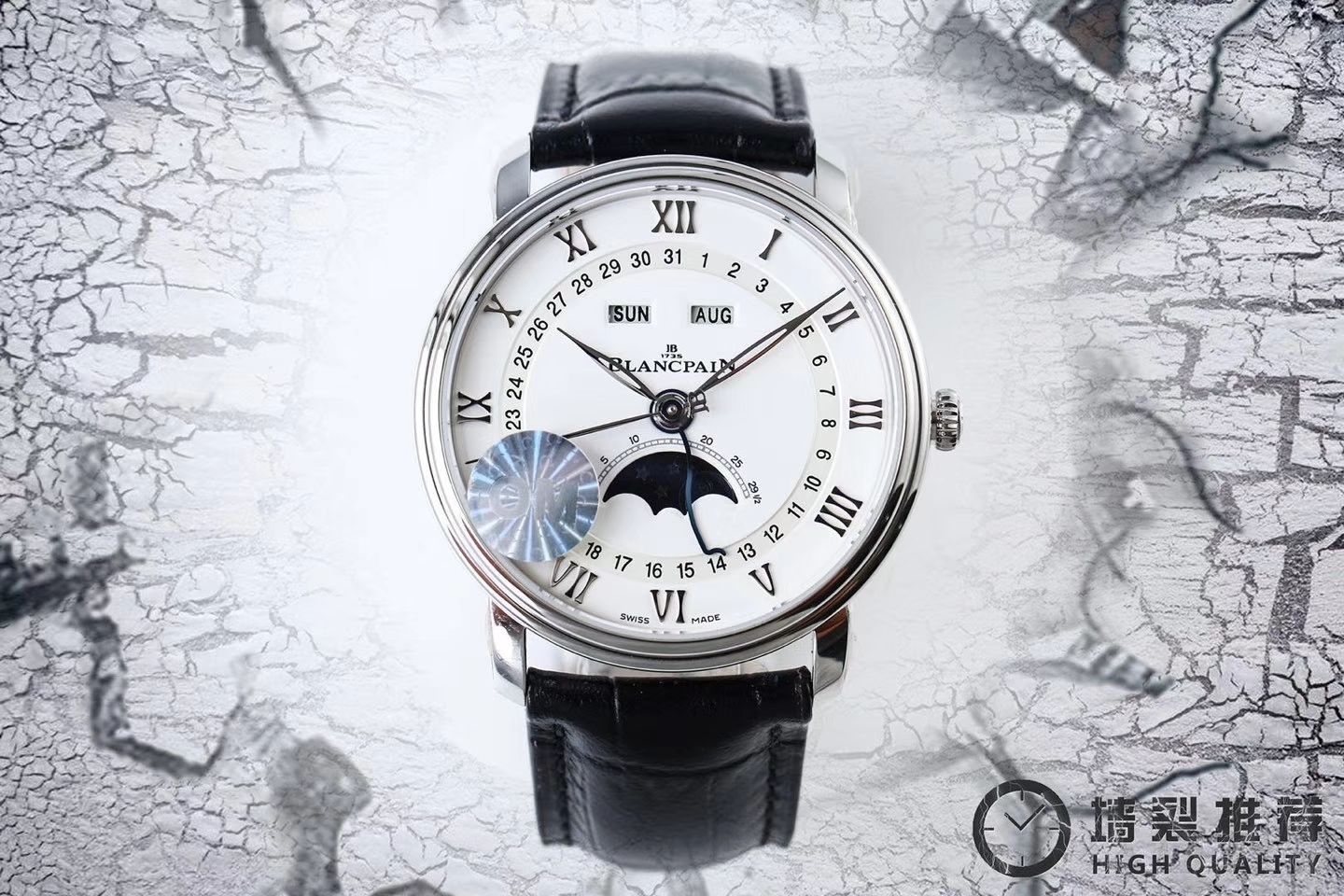 视频评测宝珀经典系列6654-1127-55B腕表OM一比一高精仿手表 / BP022MM