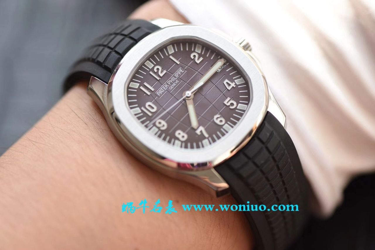 视频评测百达翡丽AQUANAUT系列5167R-001腕表一比一复刻高仿手表【复刻届最薄的5167手雷款 PF震撼出品 百达翡丽“手雷”】 / BD158MA