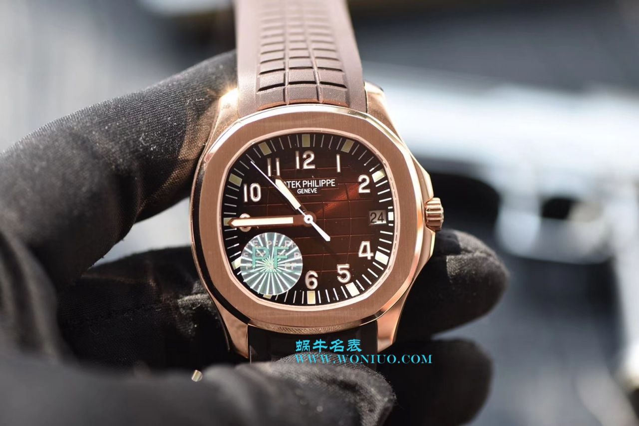 视频评测百达翡丽AQUANAUT系列5167R-001腕表一比一复刻高仿手表【复刻届最薄的5167手雷款 PF震撼出品 百达翡丽“手雷”】 / BD158MA