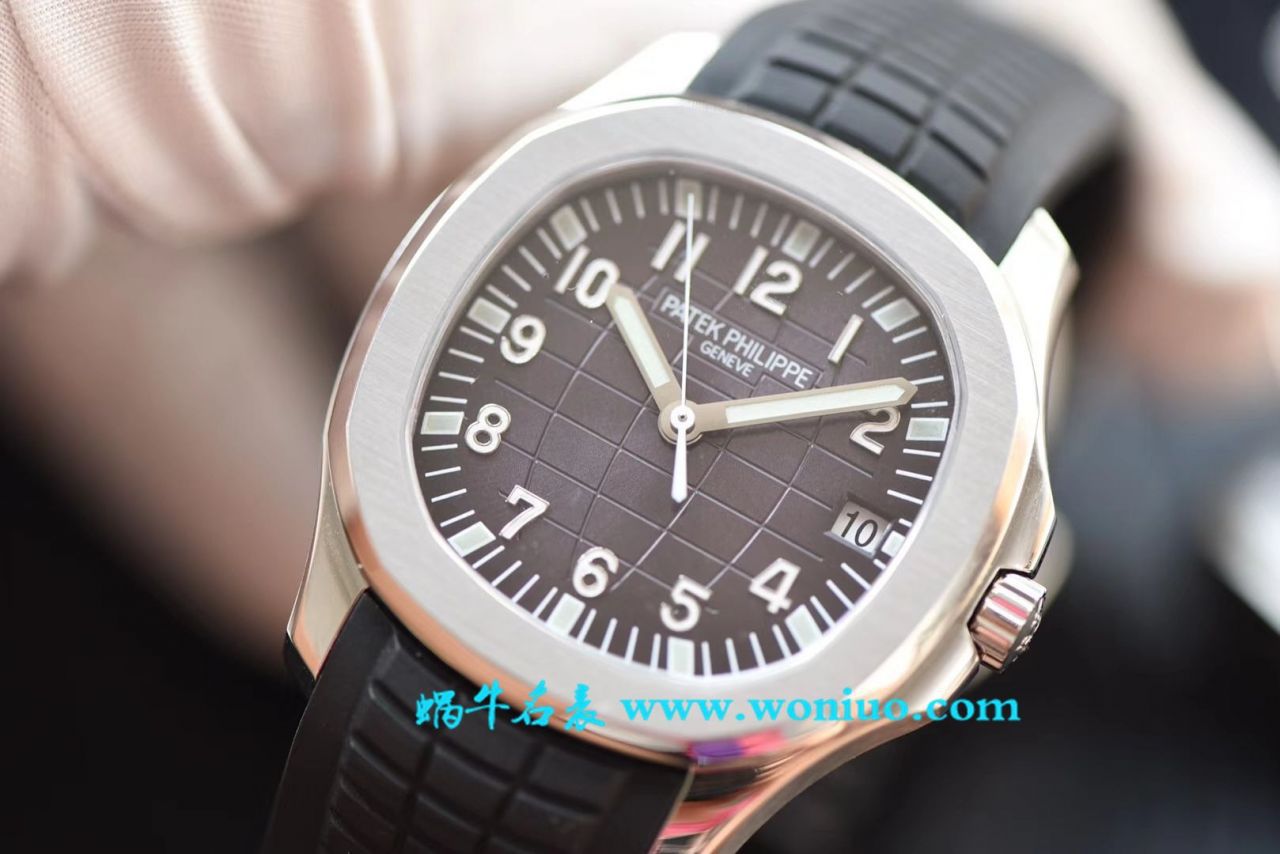 视频评测百达翡丽AQUANAUT系列5167A-001腕表【PF一比一精高仿百达翡丽手雷手表】 / BD158MM