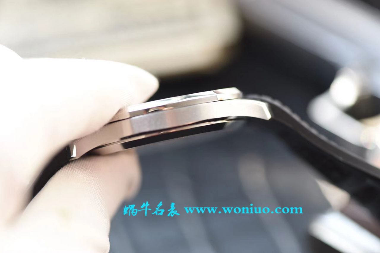 视频评测百达翡丽AQUANAUT系列5167A-001腕表【PF一比一精高仿百达翡丽手雷手表】 / BD158MM