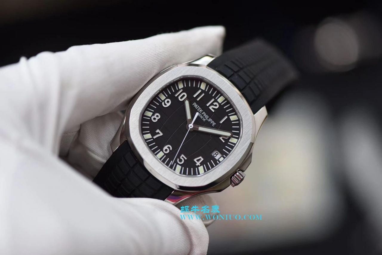 视频评测百达翡丽AQUANAUT系列5167A-001腕表【PF一比一精高仿百达翡丽手雷手表】 / BD158MM