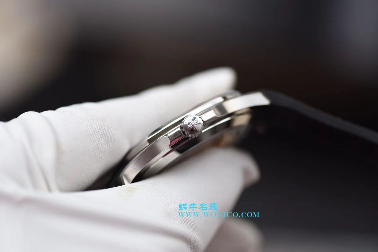 视频评测百达翡丽AQUANAUT系列5167A-001腕表【PF一比一精高仿百达翡丽手雷手表】 / BD158MM