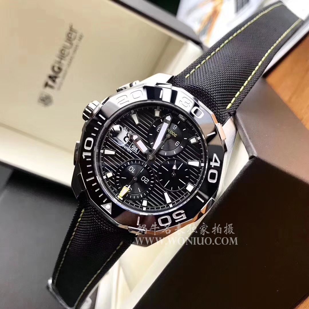 视频评测泰格豪雅竞潜系列原单计时机械表泰格豪雅竞潜系列CAY211B.BA0927，CAY211A.BA0927腕表 