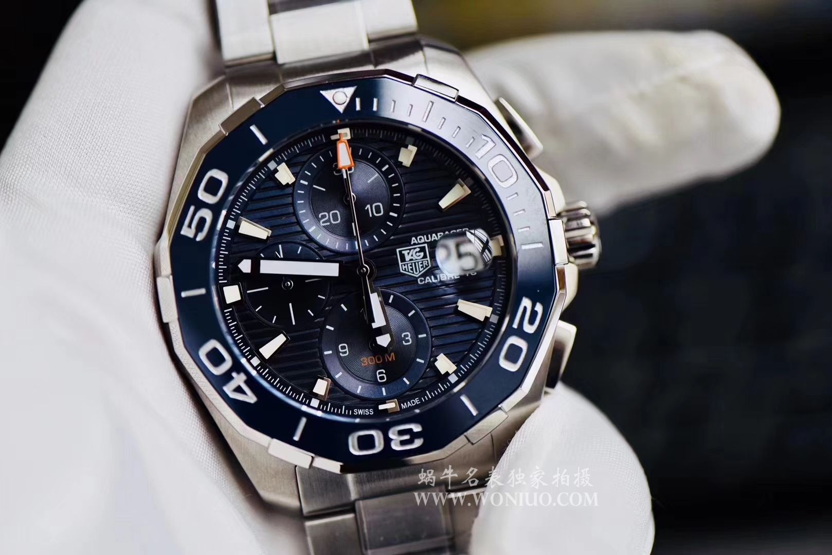 视频评测泰格豪雅竞潜系列原单计时机械表泰格豪雅竞潜系列CAY211B.BA0927，CAY211A.BA0927腕表 