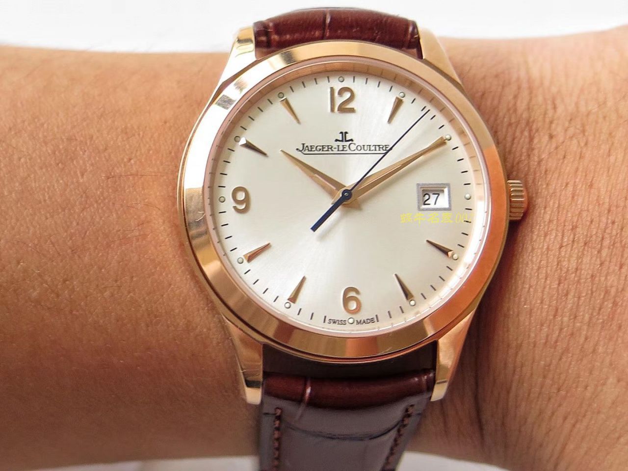 视频评测积家大师系列1548420,1542520,1548470三面腕表【ZF一比一高仿新品积家大师系列Q1548420】 / JJBB55MM