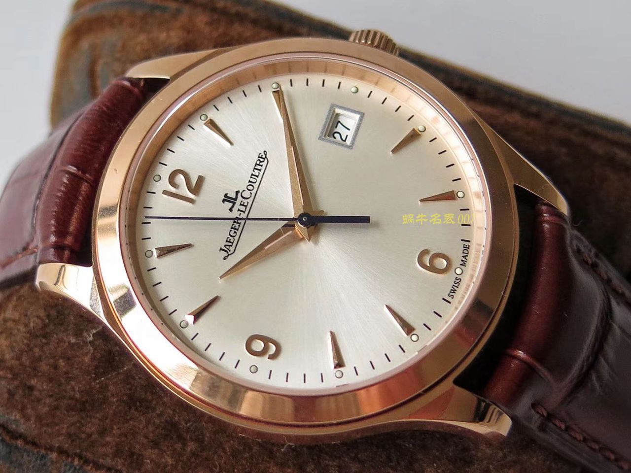 视频评测积家大师系列1548420,1542520,1548470三面腕表【ZF一比一高仿新品积家大师系列Q1548420】 / JJBB55MM