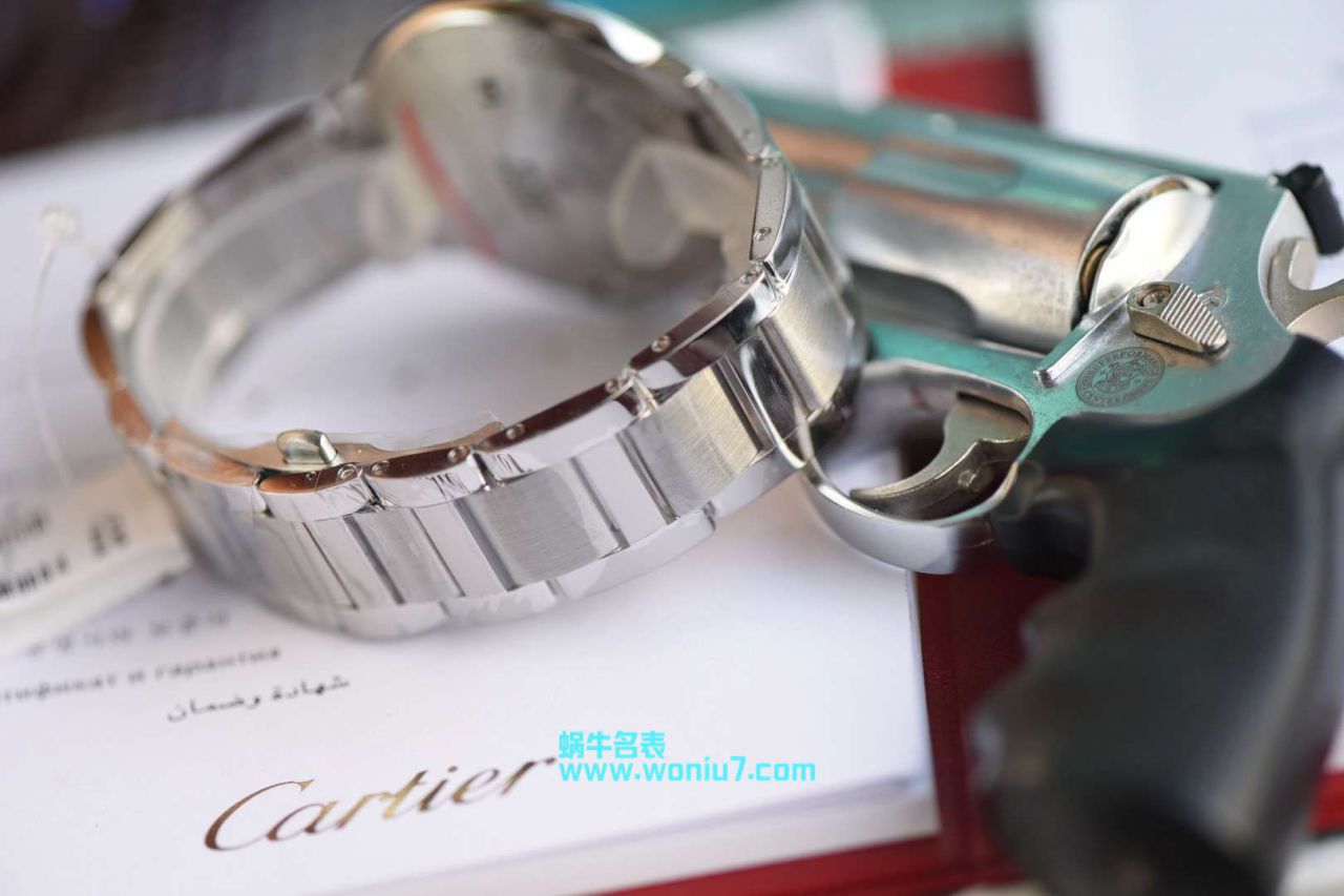 视频评测卡地亚蓝气球系列WSBB0025腕表男款42MM钢带款【HBBV6一比一复刻高仿～蓝气球42mm新款蓝面】 / K169MM