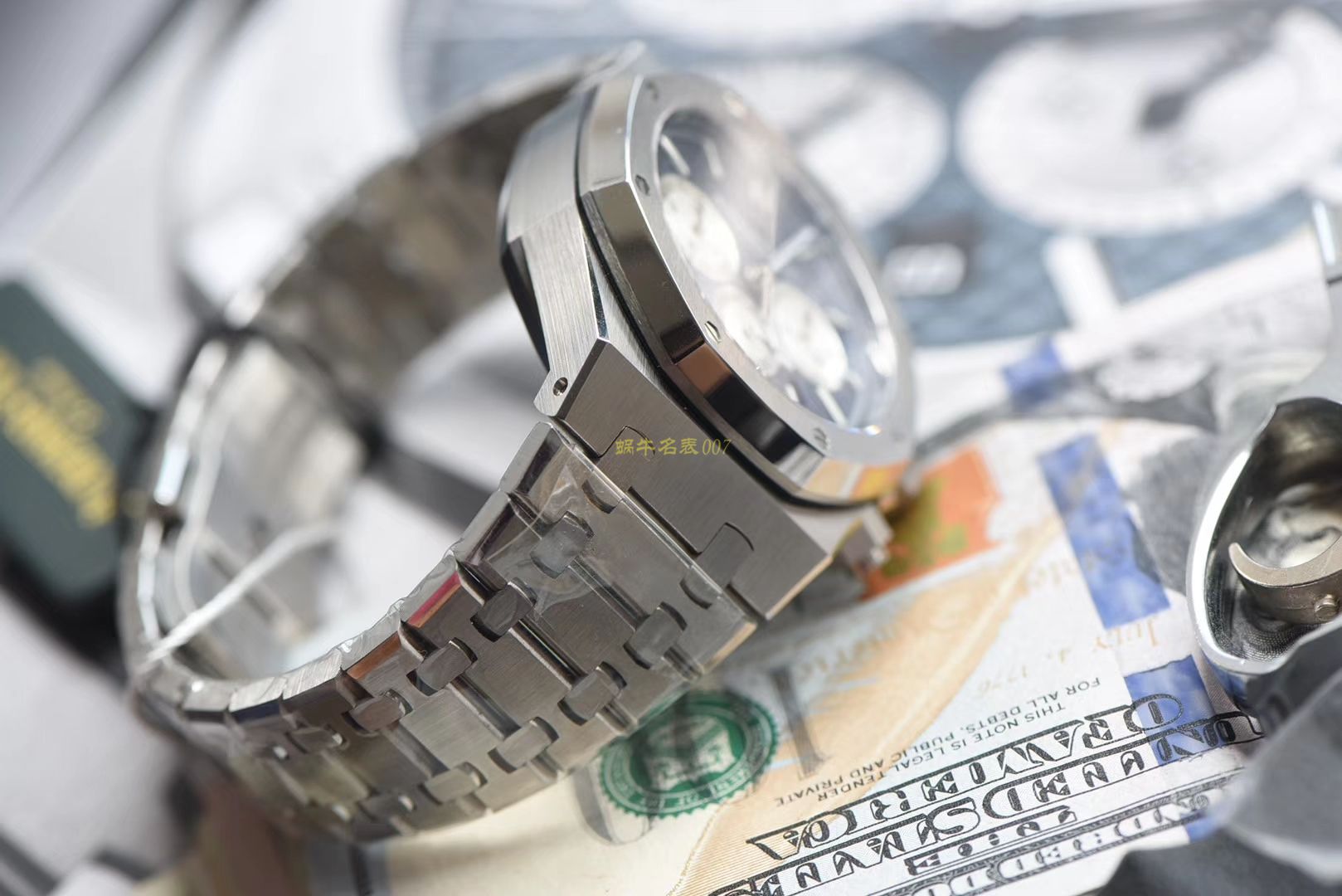 视频评测爱彼皇家橡树系列26331ST.OO.1220ST.01腕表一比一高仿手表【OM厂皇家橡树计时】 / AP158