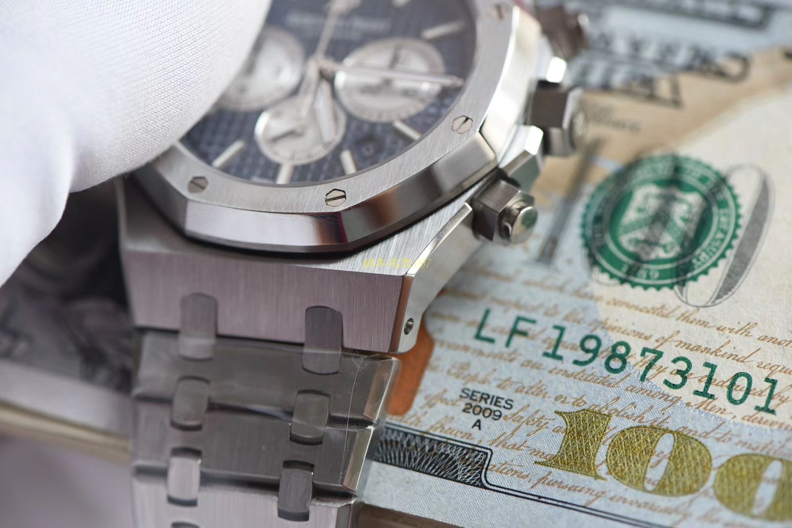 视频评测爱彼皇家橡树系列26331ST.OO.1220ST.01腕表一比一高仿手表【OM厂皇家橡树计时】 / AP158