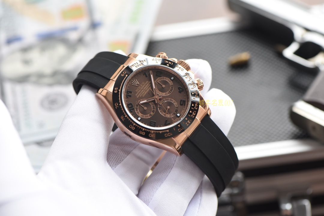 【AR一比一超A高仿手表】劳力士ROLEX宇宙计型迪通拿系列116515LN-L(FC) 咖啡面腕表 / R200