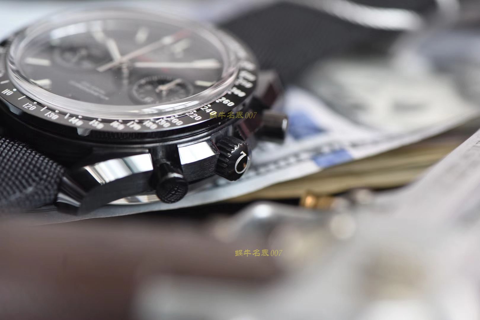 【视频评测OM厂一比一超A精高仿复刻手表】欧米茄超霸系列311.92.44.51.01.003腕表(欧米茄月之暗面) / M362