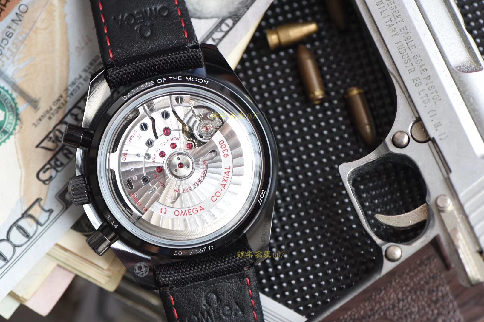 【视频评测OM厂一比一超A精高仿复刻手表】欧米茄超霸系列311.92.44.51.01.003腕表(欧米茄月之暗面) / M362
