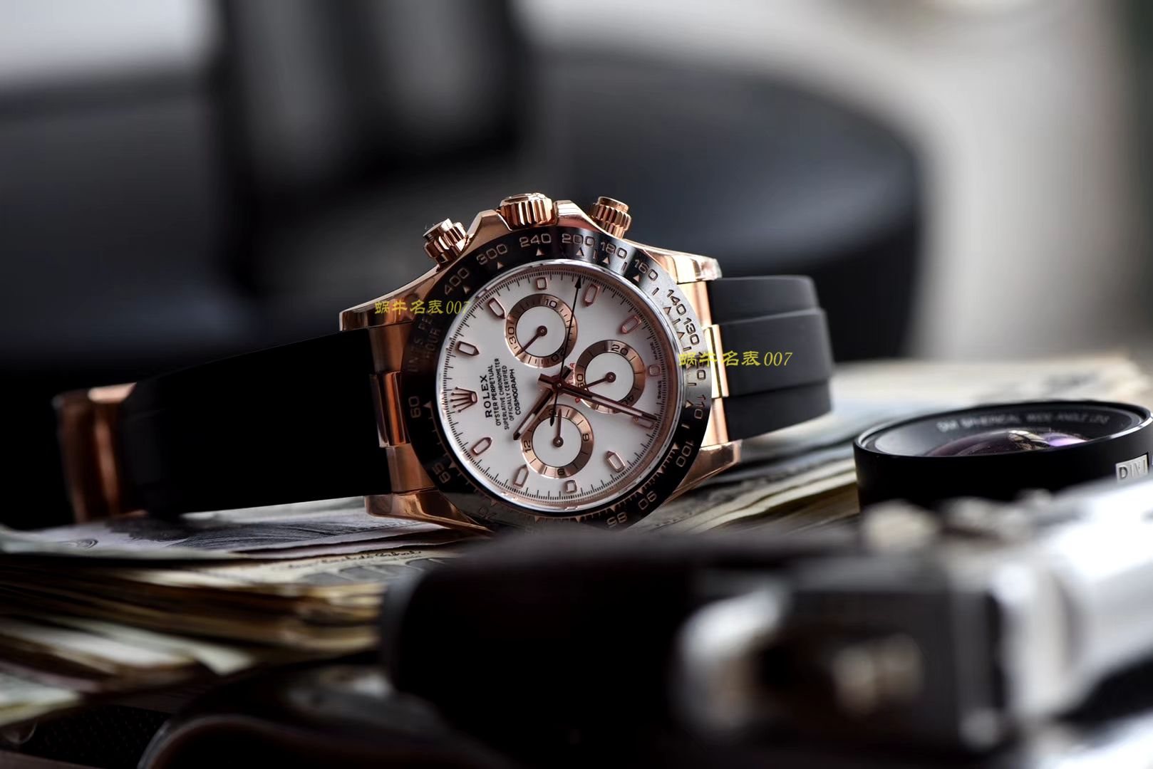 【视频评测N厂超级胶带款4130迪通拿】一比一复刻高仿Rolex劳力士宇宙计型迪通拿系列M116515ln-0019腕表 / R306