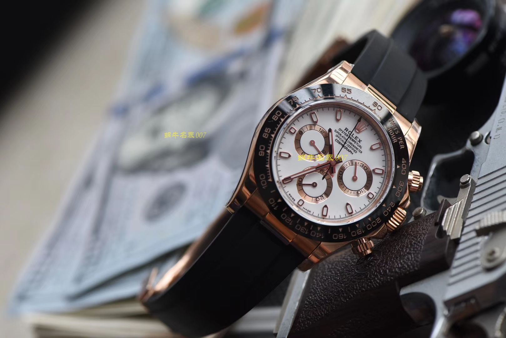 【视频评测N厂超级胶带款4130迪通拿】一比一复刻高仿Rolex劳力士宇宙计型迪通拿系列M116515ln-0019腕表 / R306