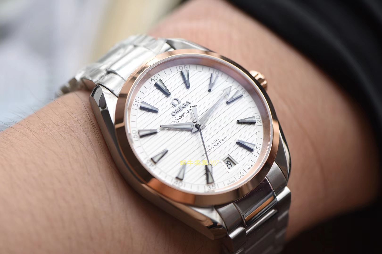 欧米茄海马系列220.22.41.21.02.001腕表【XF新品❗海马150M柚木纹面一比一超A精仿】 / M366